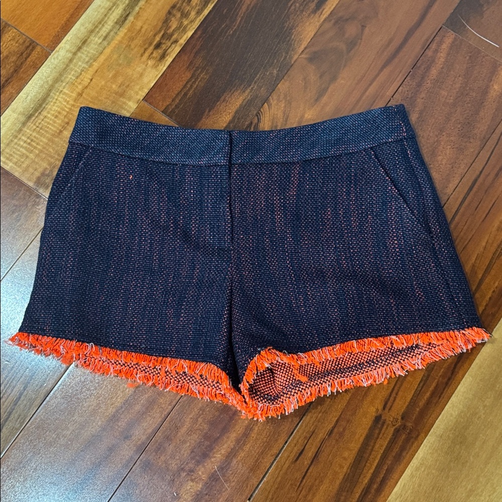 Trina Turk blue and Orange Patterned Shorts